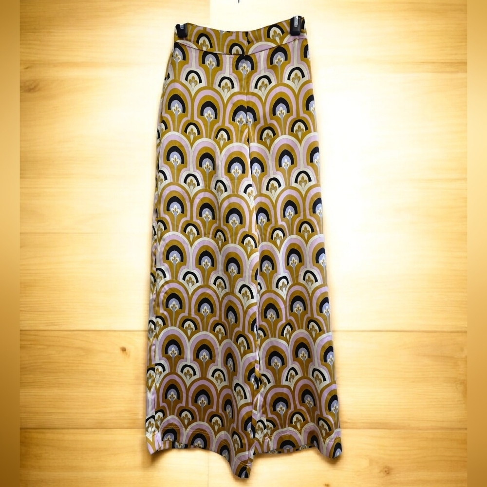 House Of Harlow 1960 Retro Design Wide Leg Trousers Size Xsmall